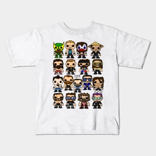 QWA Vinyl Pop-fighters Kids T-Shirt